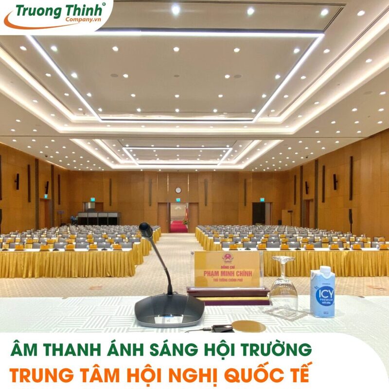 Âm thanh ánh sáng hội trường trung tâm hội nghị quốc tế