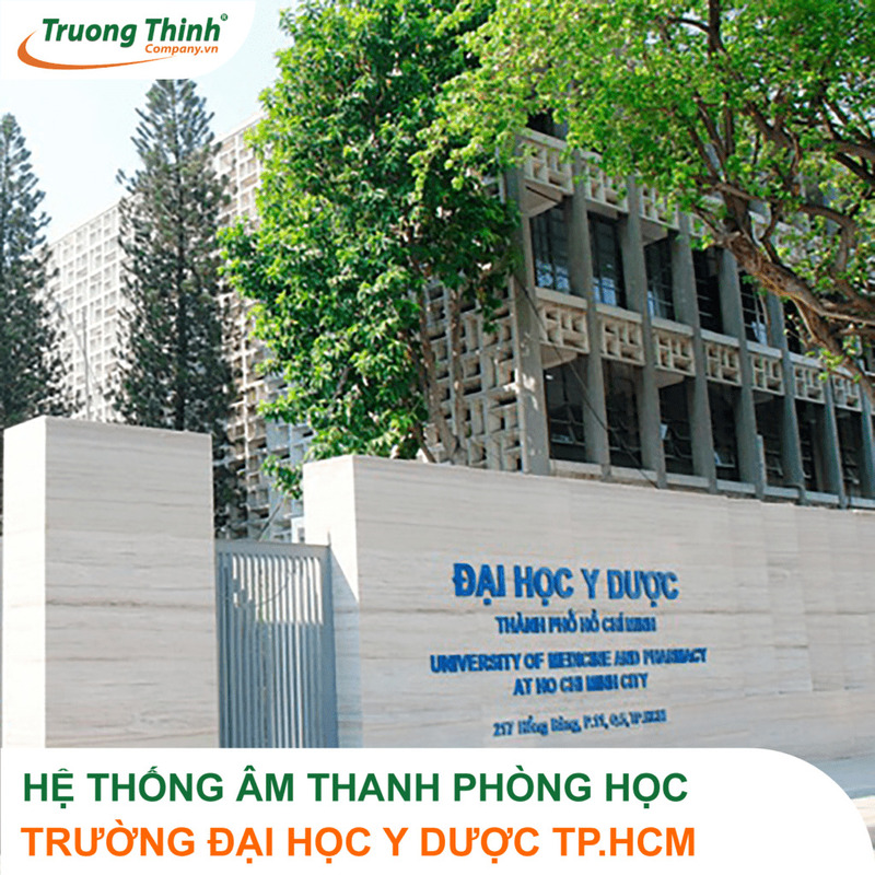 Hệ thống âm thanh phòng học trường ĐH Y Dược Tp.HCM