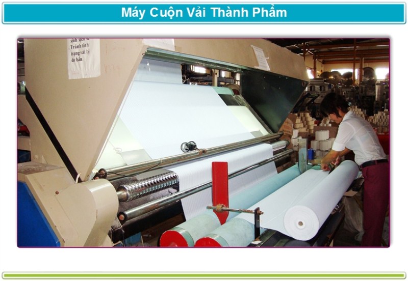Máy cuộn vải thành phẩm - Công Ty TNHH Sản Xuất Thương Mại Dịch Vụ Nhất Trí