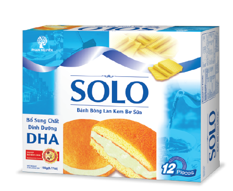SOLO bò sữa12pcs - Công Ty TNHH Chế Biến Thực Phẩm Và Bánh Kẹo Phạm Nguyên