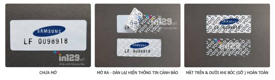 In tem niêm phong