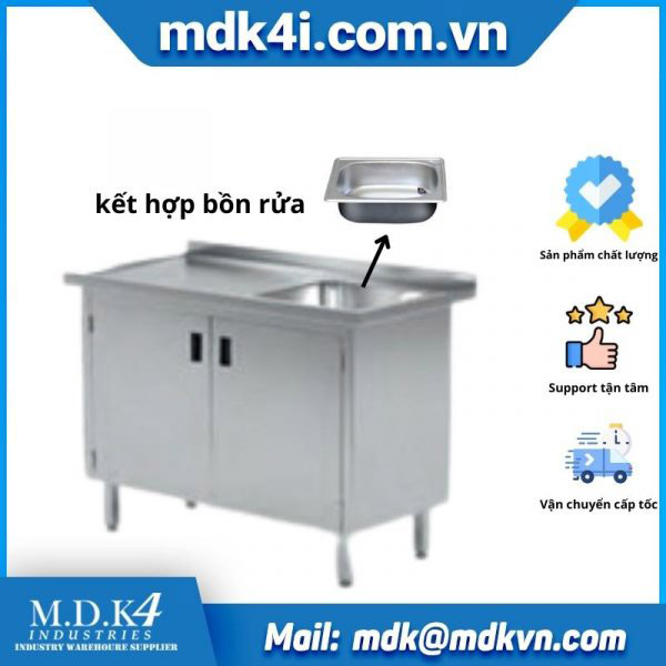 Bàn phòng thí nghiệm inox - Bàn Thao Tác M.D.K - Công Ty Trách Nhiệm Hữu Hạn M.D.K