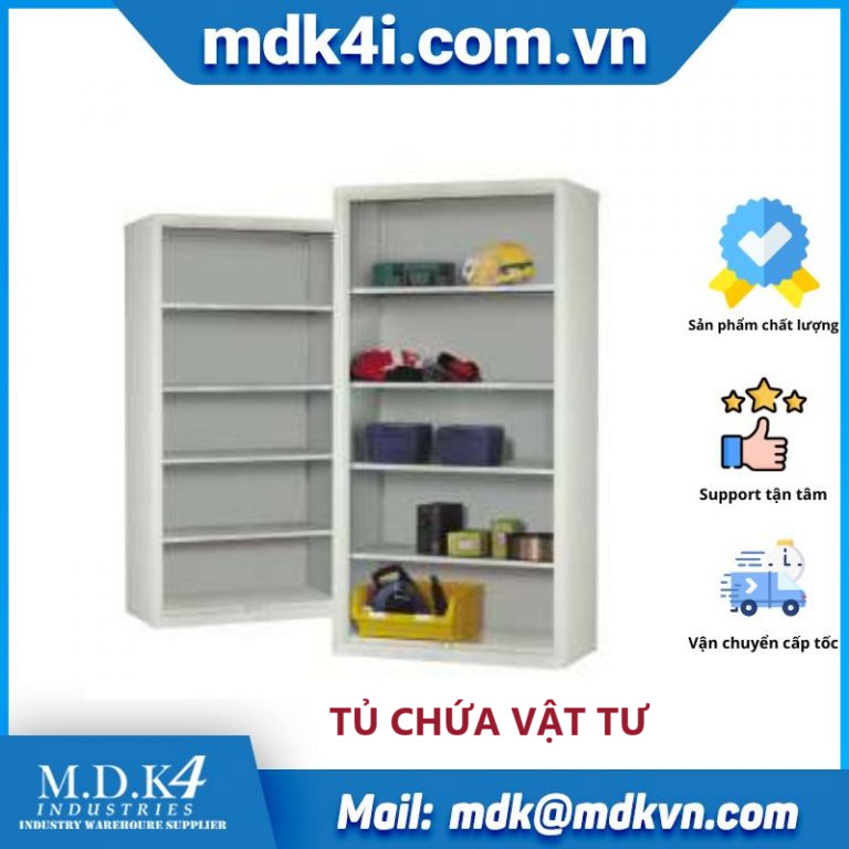 Tủ vật tư 2 cánh MDK4i-1406 - Bàn Thao Tác M.D.K - Công Ty Trách Nhiệm Hữu Hạn M.D.K