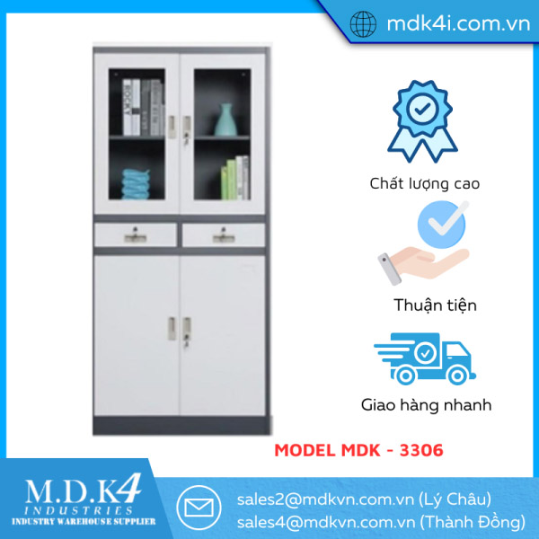 Tủ hồ sơ MDK-3306 - Bàn Thao Tác M.D.K - Công Ty Trách Nhiệm Hữu Hạn M.D.K