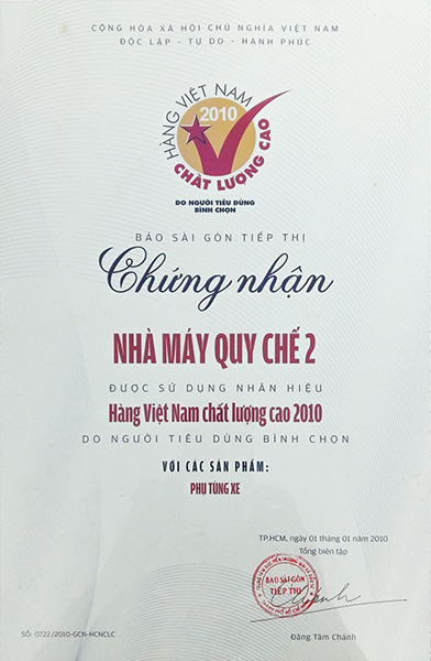 Hàng Việt Nam Chất Lượng Cao 2010