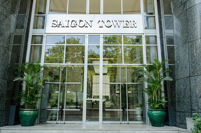 Cổng Tòa nhà Sài Gòn - Saigon Tower - Công Ty TNHH Saigon Tower