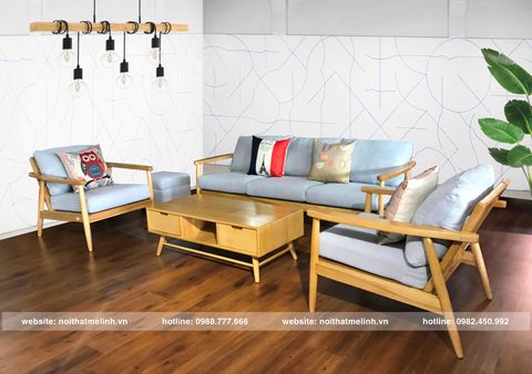 Bộ sofa gỗ - Công Ty TNHH Đại Siêu Thị Mê Linh