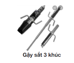 Gậy sắt 3 khúc - Bảo Vệ DELTA - Công Ty TNHH Dịch Vụ Bảo Vệ DELTA