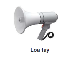 Loa tay - Bảo Vệ DELTA - Công Ty TNHH Dịch Vụ Bảo Vệ DELTA