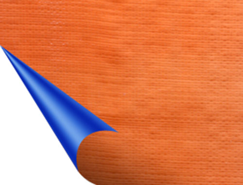 Bạt Tarpaulin xanh - cam - Nhà Máy Sản Xuất Bao Bì Bạt Nhựa Tú Phương