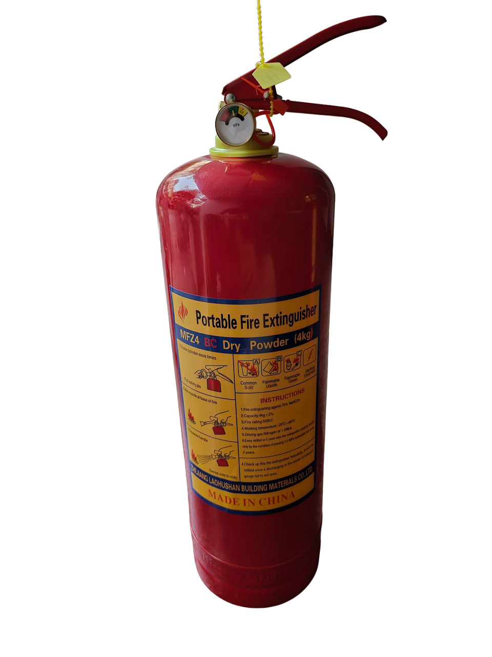 Bình chữa cháy MFZ4 - Thiết Bị PCCC Anh Lan - Công Ty TNHH Tiếp Thị Và Thương Mại Anh Lan