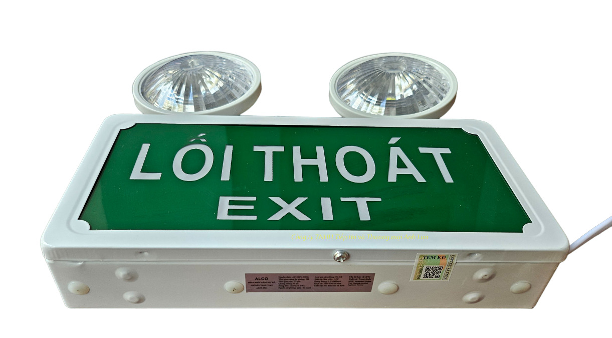Đèn Exit kết hợp sự cố - Thiết Bị PCCC Anh Lan - Công Ty TNHH Tiếp Thị Và Thương Mại Anh Lan