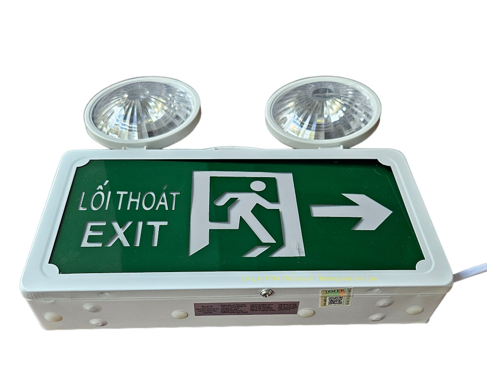 Đèn Exit, sự cố kết hợp chỉ hướng ALES-2022 - Thiết Bị PCCC Anh Lan - Công Ty TNHH Tiếp Thị Và Thương Mại Anh Lan