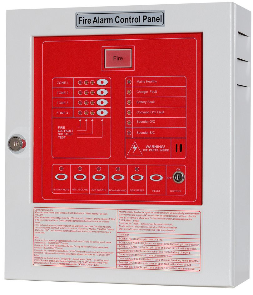 Trung tâm báo cháy 4 kênh - Thiết Bị PCCC Anh Lan - Công Ty TNHH Tiếp Thị Và Thương Mại Anh Lan
