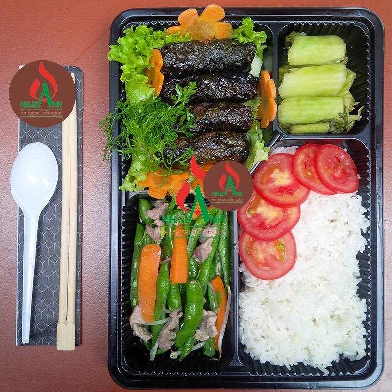 Cơm chả lá lốt