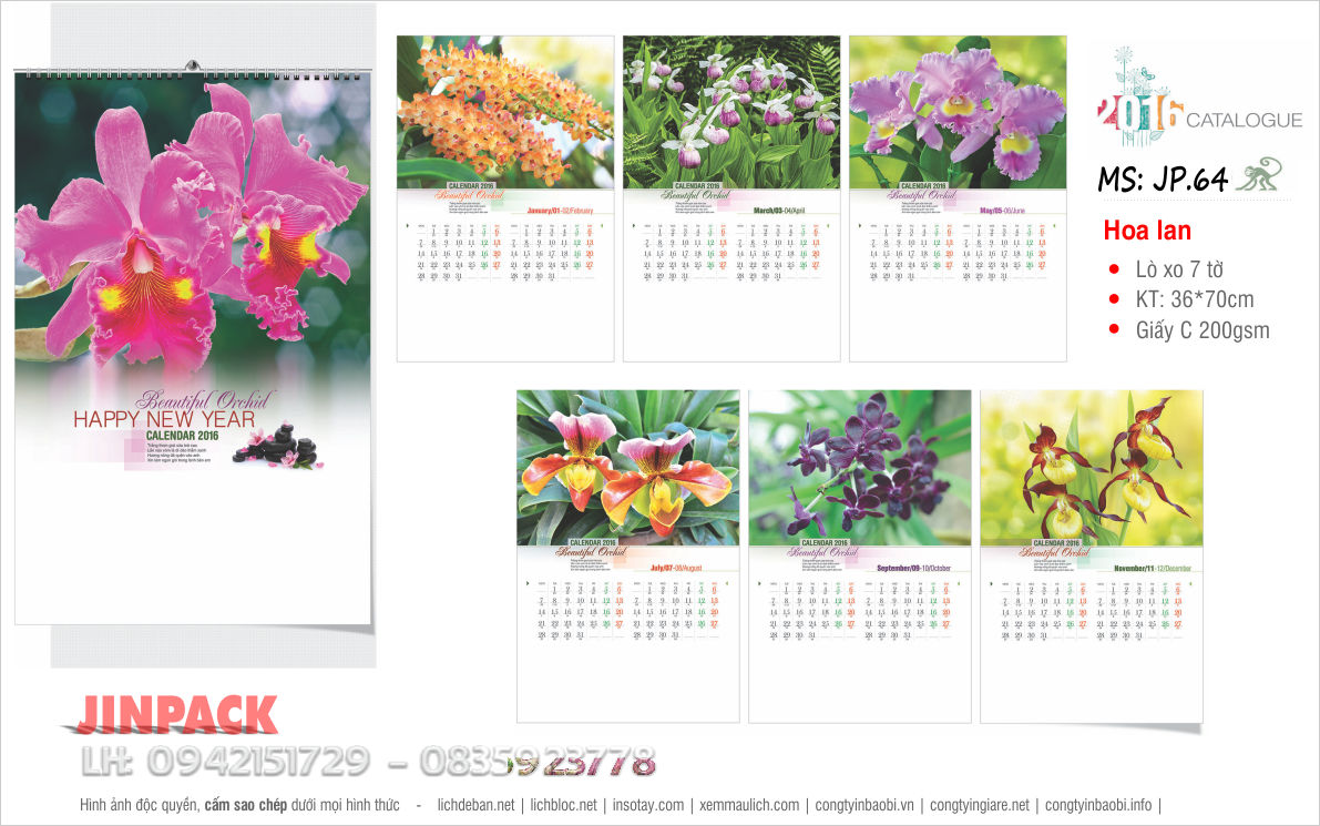 In lịch treo tường