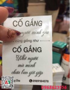 In decal tem trong - In Decal Lê Vinh - Công Ty TNHH In Lê Vinh