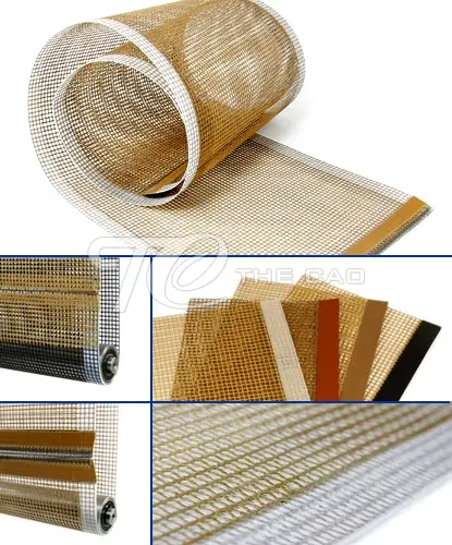 Băng tải chịu nhiệt vải PTFE - Băng Tải Thế Cao - Công Ty TNHH Một Thành Viên Thế Cao