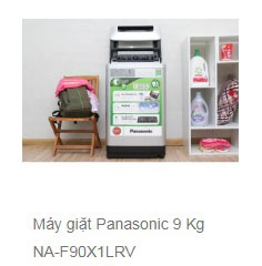 Máy giặt Panasonic 9kg - Điều Hòa Đức Đạt - Công Ty TNHH TM Đầu Tư & Phát Triển Đức Đạt