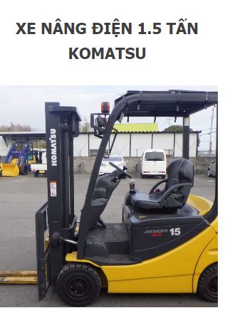Xe nâng điện Komatsu