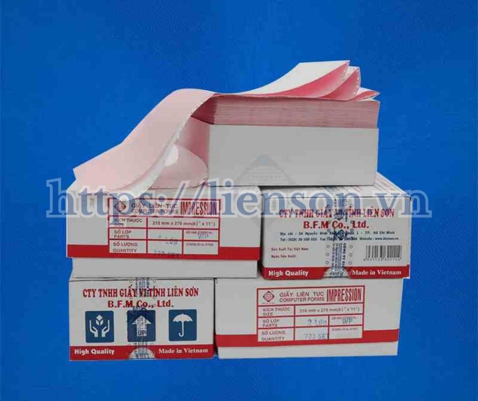 Giấy in liên tục 210
