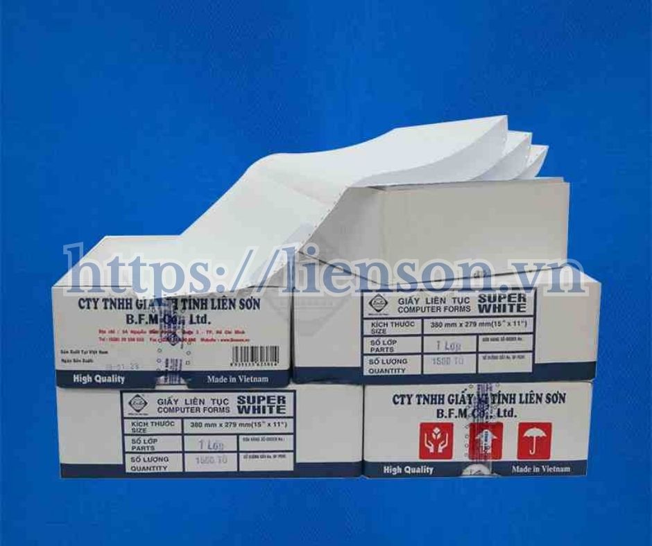 Giấy in liên tục 380