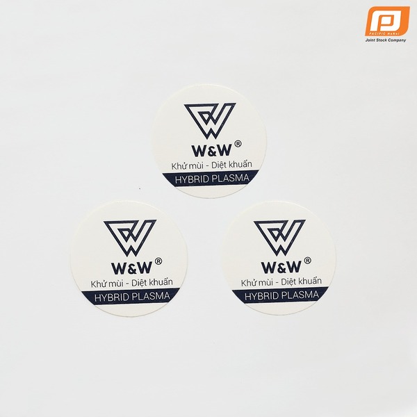 Tem dán W&W - Nhãn Mác Và Phụ Liệu Dệt May Thanh Bình - Công Ty Cổ Phần Sản Xuất Nhãn Mác Và Phụ Liệu Dệt May Thanh Bình