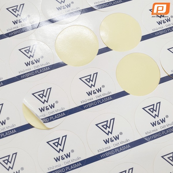 Tem dán W&W - Nhãn Mác Và Phụ Liệu Dệt May Thanh Bình - Công Ty Cổ Phần Sản Xuất Nhãn Mác Và Phụ Liệu Dệt May Thanh Bình