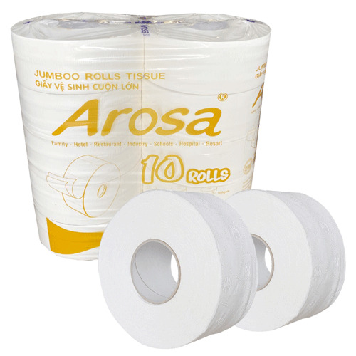 Giấy lau tay Arosa 800g – cuộn công nghiệp - Giấy Arosa - Công Ty TNHH Sản Xuất Và Thương Mại Mỹ Anh