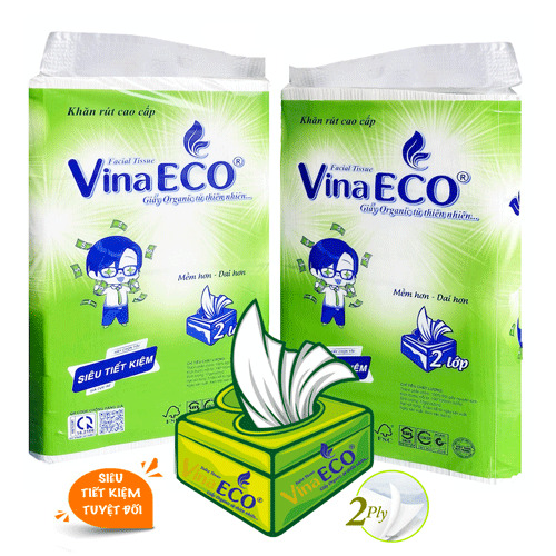 Khăn rút VinaECO 1 Kg * 2lớp - Giấy Arosa - Công Ty TNHH Sản Xuất Và Thương Mại Mỹ Anh