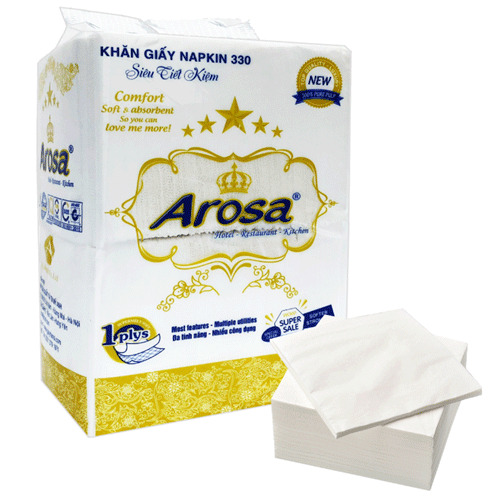 Khăn giấy Napkin Arosa 330 – 1Kg - Giấy Arosa - Công Ty TNHH Sản Xuất Và Thương Mại Mỹ Anh