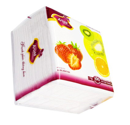 Khăn giấy vuông Arosa – màu nâu - Giấy Arosa - Công Ty TNHH Sản Xuất Và Thương Mại Mỹ Anh