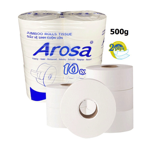 Giấy VSCN Arosa 500g * 2 lớp - Giấy Arosa - Công Ty TNHH Sản Xuất Và Thương Mại Mỹ Anh