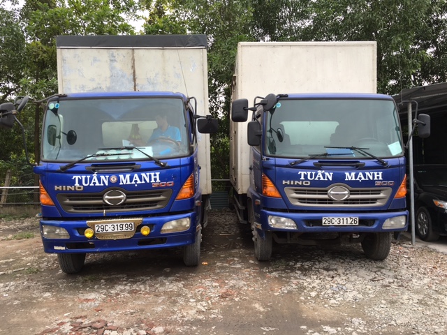 Đội xe tải - Vận Tải Tuấn Mạnh - Công Ty TNHH Vận Tải & Thương Mại Tuấn Mạnh