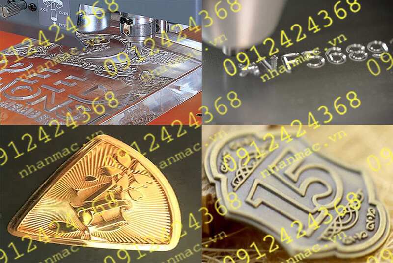 Tem nhãn mác logo nhôm, đồng, inox kim loại
