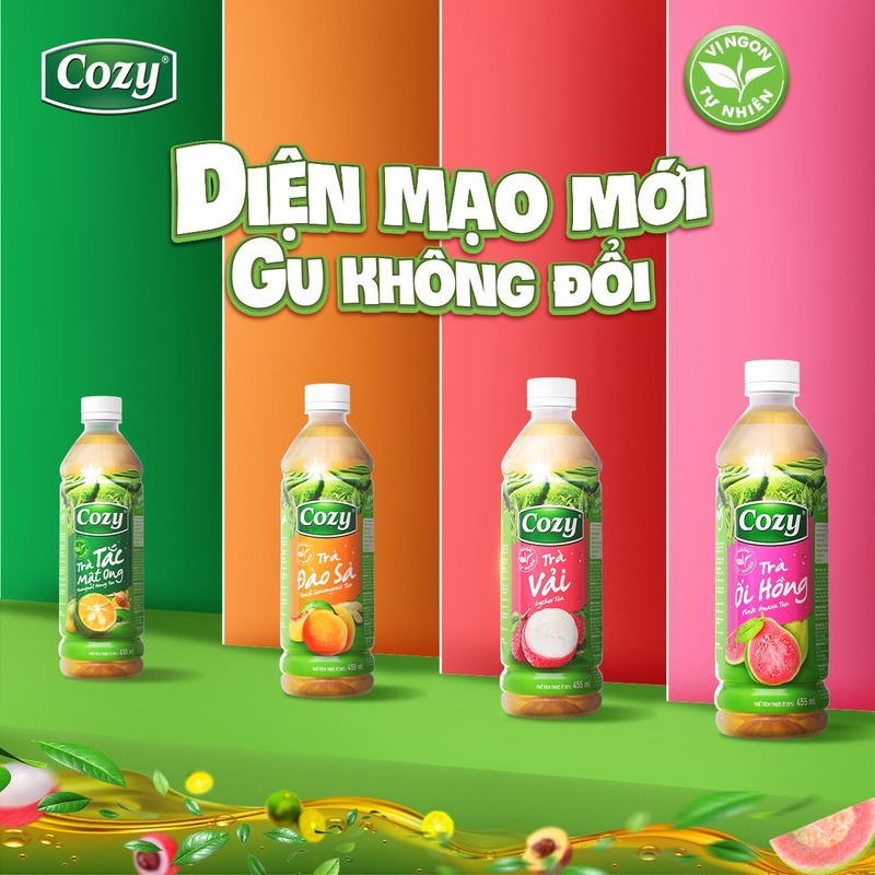 Trà hoa quả đóng chai