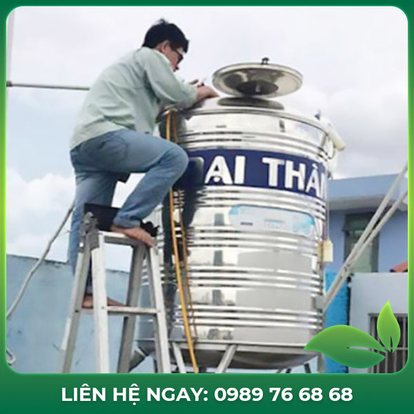 Vệ sinh bể nước sạch (bể ngầm, bể treo), tank nước