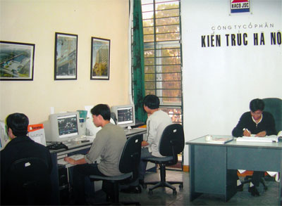 Văn phòng công ty - HACO JSC - Công Ty Cổ Phần Kiến Trúc Hà Nội