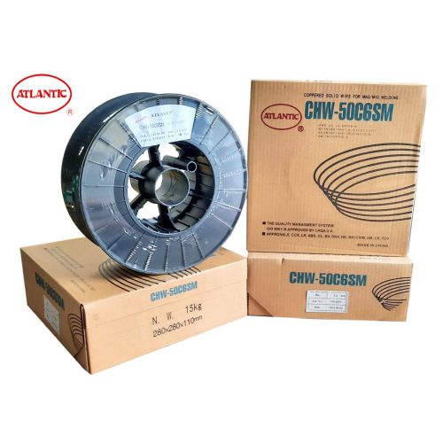 Dây hàn Atlantic ER70S-6(CHW-50C6) - Vật Liệu Hàn Đại Tây Dương - Công Ty TNHH Sản Xuất Que Hàn Đại Tây Dương Việt Nam