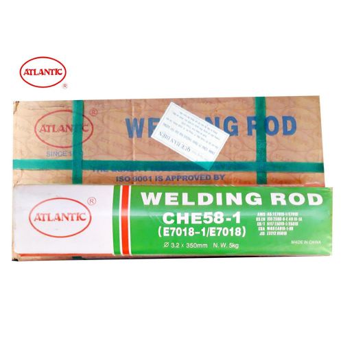Que hàn Atlantic E7018(CHE58-1) - Vật Liệu Hàn Đại Tây Dương - Công Ty TNHH Sản Xuất Que Hàn Đại Tây Dương Việt Nam