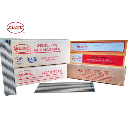 Que hàn Atlantic J421(E6013) - Vật Liệu Hàn Đại Tây Dương - Công Ty TNHH Sản Xuất Que Hàn Đại Tây Dương Việt Nam