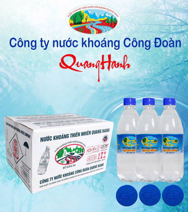 Nước khoáng thiên nhiên - Nước Khoáng Chanh Muối - Công Ty TNHH 1 Thành Viên Nước Khoáng Công Đoàn Quang Hanh