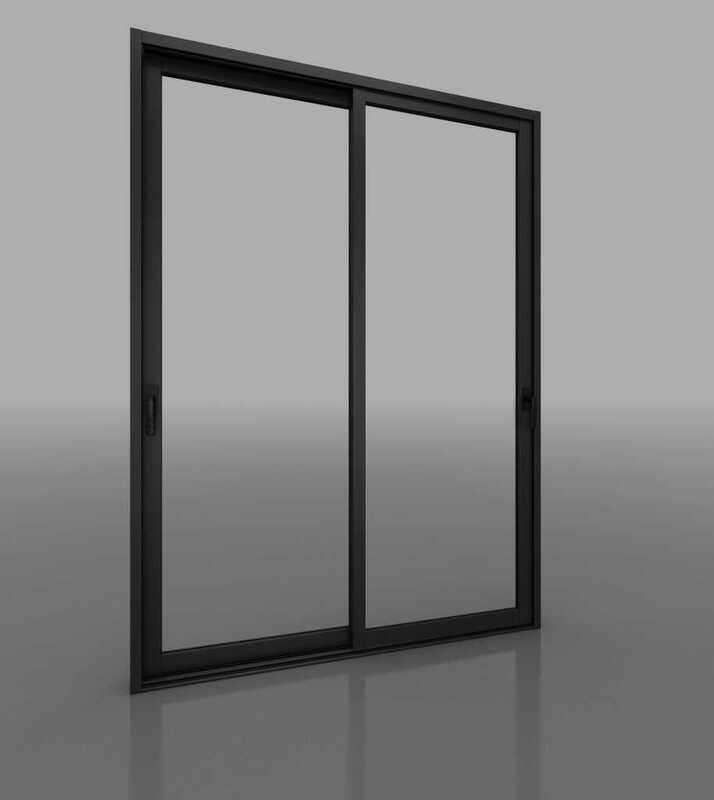 Cửa đi mở trượt 2 cánh - Ngọc Diệp Window - Công Ty Cổ Phần Cửa Ngọc Diệp