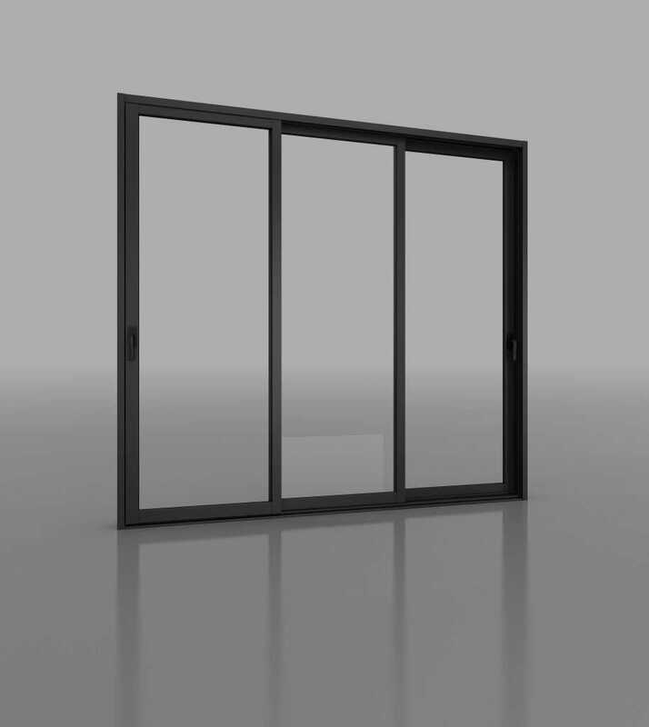 Cửa đi mở trượt 3 cánh 3 ray - Ngọc Diệp Window - Công Ty Cổ Phần Cửa Ngọc Diệp