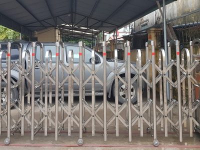 Cổng xếp inox TC2019