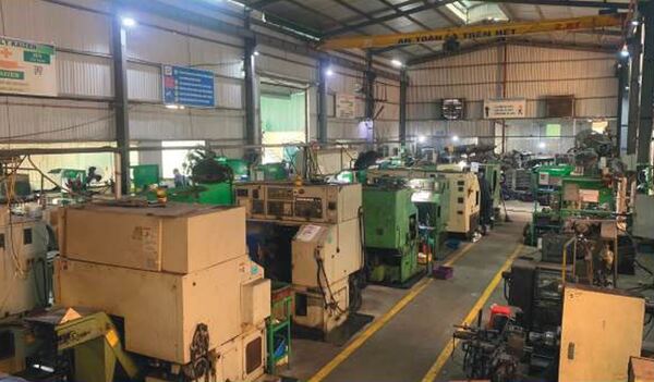 Khu vực gia công cơ khí