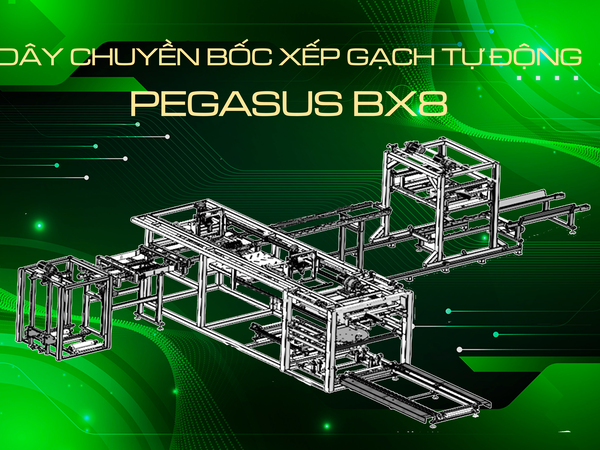 Dây chuyền bốc xếp gạch tự động