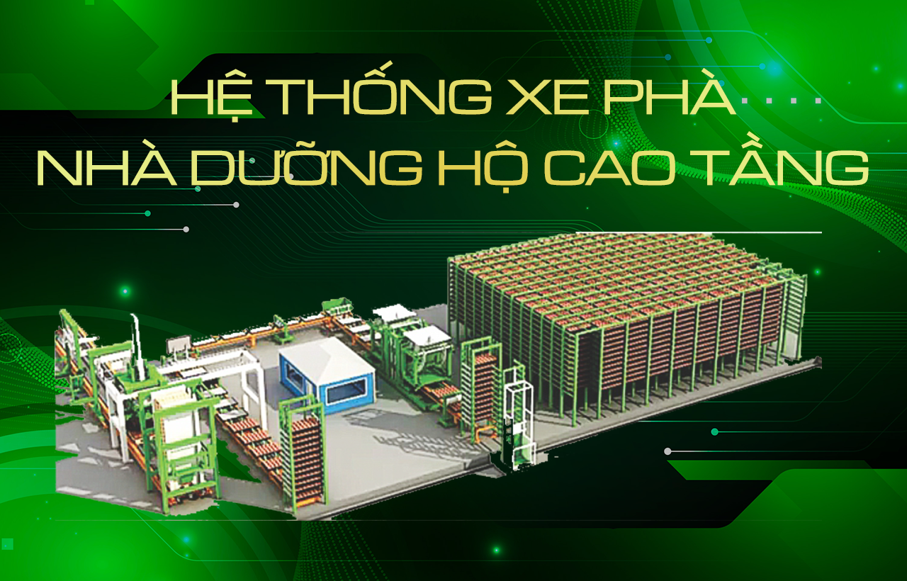 Hệ thống xe phà – nhà dưỡng hộ cao tầng