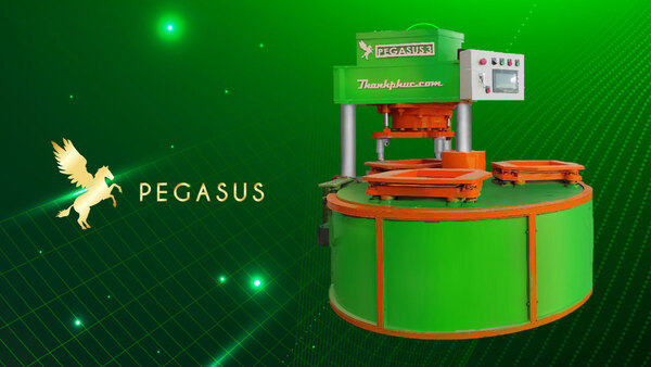 Pegasus 3 – Máy ép gạch Terrazzo Ngoại thất