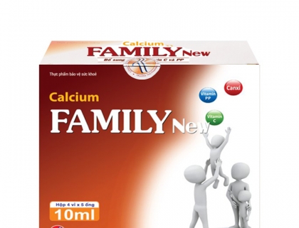 Thực phẩm bảo vệ sức khỏe Calcium Family - Công Ty Cổ Phần Dược Phẩm Trường Thọ